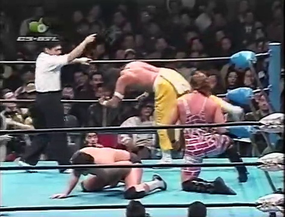 AJPW Stan Hansen-Takao Omori vs. Rob Van Dam-Sabu 1997.01.20