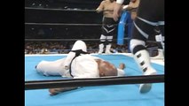 1993.01.04 - Akitoshi Saito-Masashi Aoyagi-Shiro Koshinaka-The Great Kabuki vs. Hiro Saito-Norio Honaga-Super Strong Machine-Tatsutoshi Goto