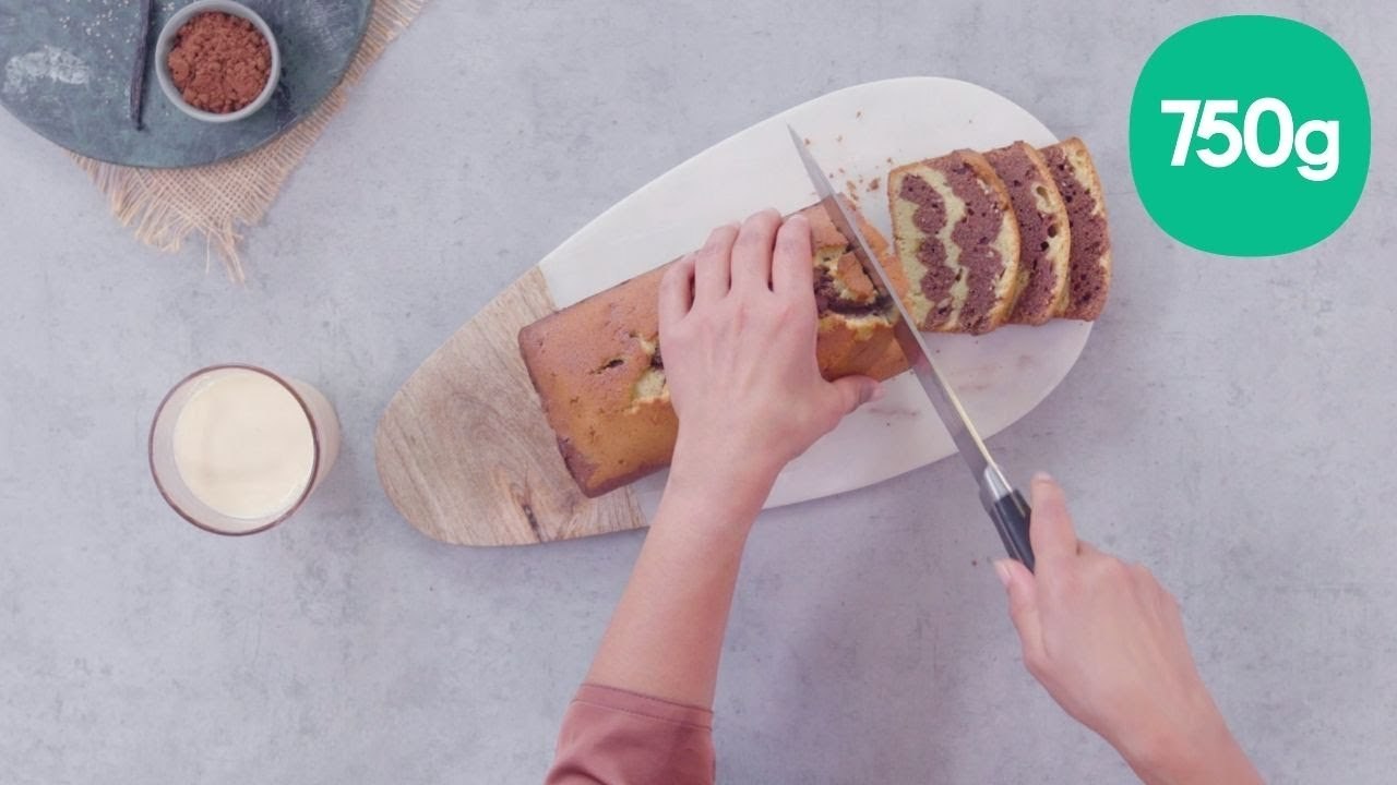 Recette du cake marbré chocolat vapeur - 750g