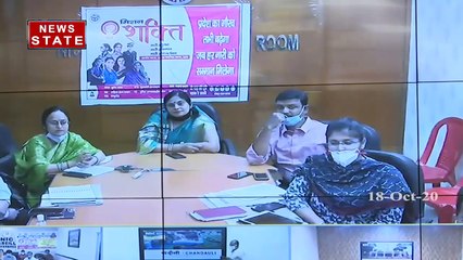 CM Yogi speaks with Panchayat members in UP