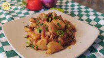 Achari Aloo Recipe | Pickled Potatoes recipe by Meerabs kitchen