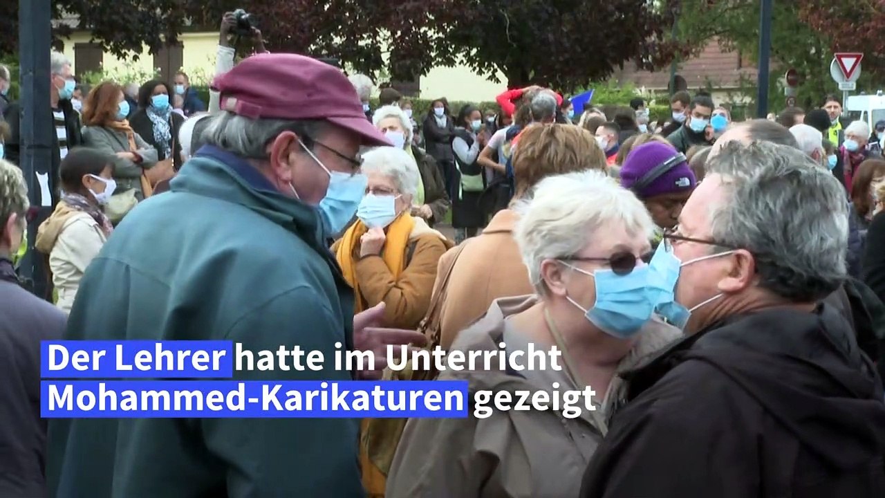 Entsetzen und Wut über Mord an Lehrer bei Paris