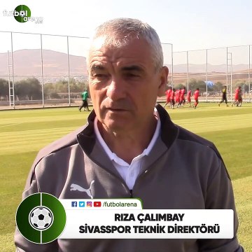 Rıza Çalımbay: “Amacımız Villarreal maçından puan veya puanlar almak”