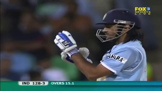 MS Dhoni 36 off 18 vs Australia | T20 World Cup South Africa 2007 - Semi Final - IND vs AUS Durban