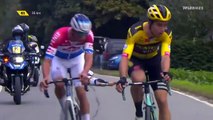 Julian Alaphilippe Crashes Into Motorbike At Tour of Flanders