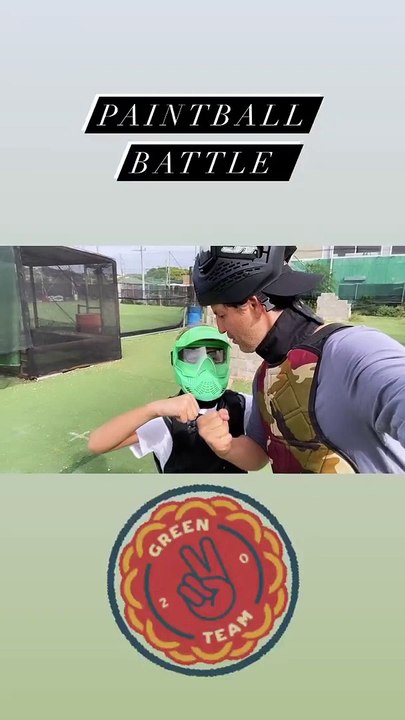 Σάκης Ρουβάς: Πήγε για paintball με τον γιο του...