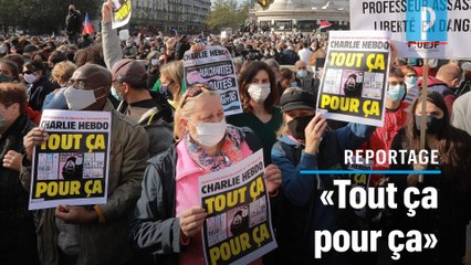 Hommage à Samuel Paty : « On est là pour montrer qu’on n’a pas peur »