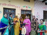 महिला मोर्चा द्वारा भाजपा प्रत्याशी के पक्ष में नगर में किया गया प्रचार-प्रसार
