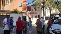 Sexta jornada de protestas frente a la casa que los okupas han quitado a Sandra en Espartinas (Sevilla)