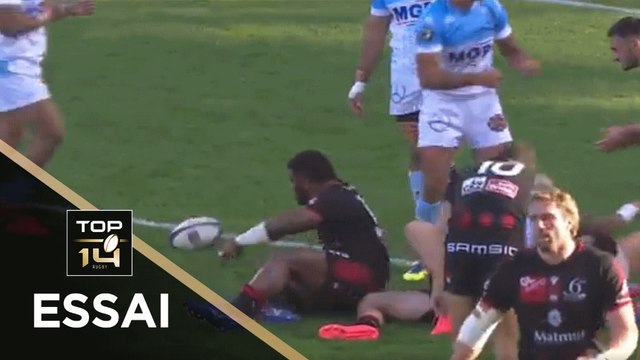 TOP 14 - Essai de Josua TUISOVA (LOU) - Lyon - Bayonne - J5 - Saison 2020/2021