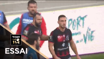 TOP 14 - Essai de Baptiste COUILLOUD (LOU) - Lyon - Bayonne - J5 - Saison 2020/2021