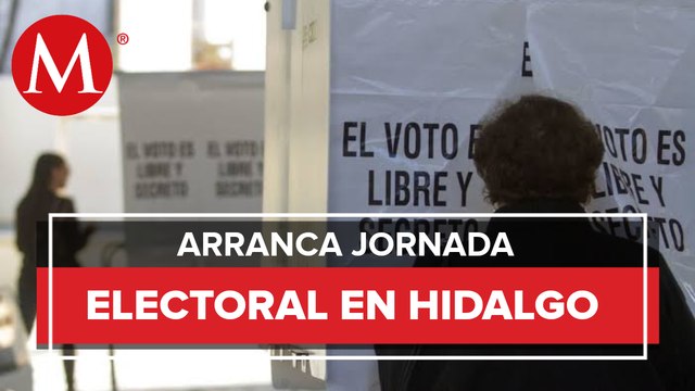 Cubrebocas, caretas y urnas electrónicas: elecciones en Hidalgo