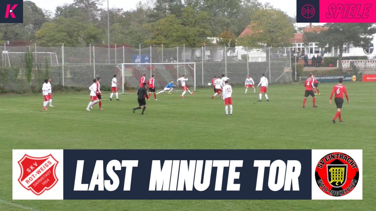 90.+3! Dramatische Schlussphase im Spitzenspiel | SKV Rot-Weiss Darmstadt - SV Eintracht Wald-Michelbach (Verbandsliga Süd)
