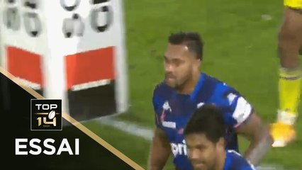 TOP 14 - Essai de Sefanaia NAIVALU (ASM) - Clermont - Paris - J5 - Saison 2020/2021