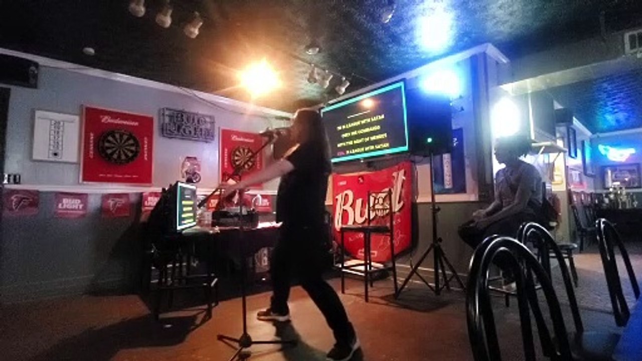 KARAOKE - Venom - In League With Satan