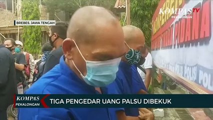 Tiga Orang Pengedar Uang Palsu Dibekuk Polisi