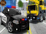 Sergeant Lucas the Police Car Helps Crane, Loader and Helicopter | Wheel City Heroes Cartoon (WCH)