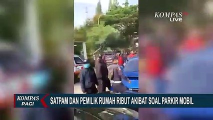 Viral! Satpam dan Pemilik Rumah Ribut Akibat Soal Parkir Mobil