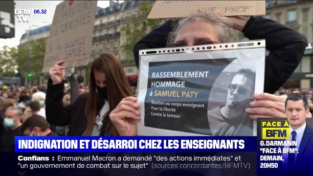 On doit pouvoir traiter tous les sujets. L'indignation des professeurs après l'assassinat de Samuel Paty