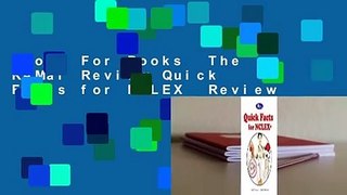 About For Books  The ReMar Review Quick Facts for NCLEX  Review