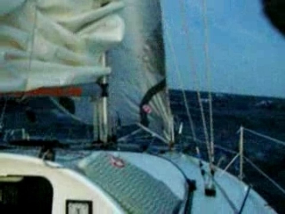 Mini 6.50 entre continent et corse avec un peu de vent