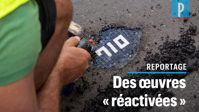 Paris: Lionel redonne vie aux œuvres du célèbre street-artist Invader 