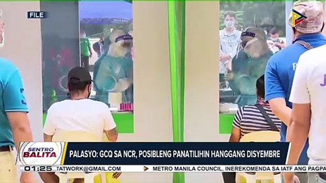 GCQ sa NCR, posibleng manatili hanggang Disyembre ayon sa Palasyo; Pangulong #Duterte, may pulong muli sa IATF