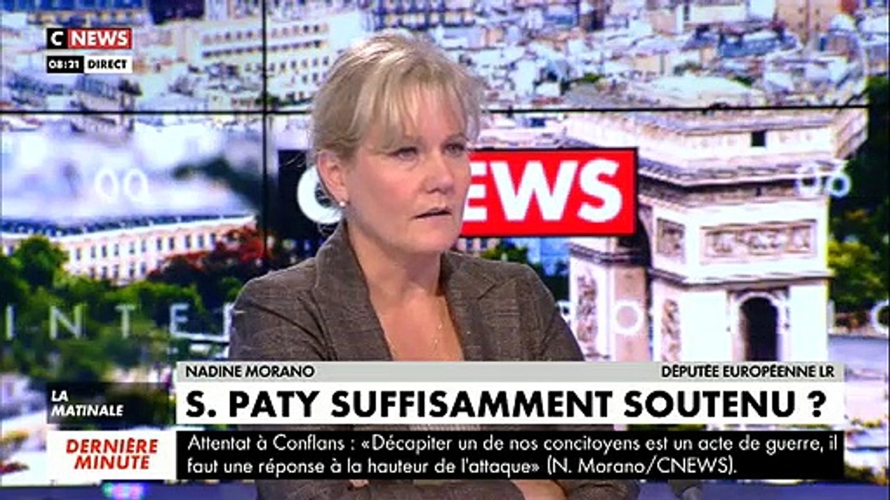 Professeur décapité - Nadine Morano: "Après mon passage sur CNews ce week-end, j’ai reçu des messages d’insultes et de menaces que j’ai transmis au procureur et au préfet" - VIDEO