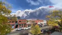 ABD'nin Colorado'da eyaletindeki 'Calwood' yangını böyle görüntülendi