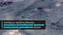 Azerbaycan Savunma Bakanlığı, Ermenistan özel birliklerinin siperlerini bırakıp kaçma görüntülerini paylaştı