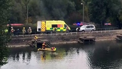 Emergency services search Daventry Reservoir