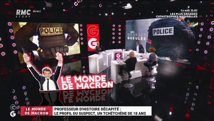 Le monde de Macron : Le profil du suspect, un Tchétchène de 18 ans, dans l'assassinat du professeur d'histoire décapité - 19/10