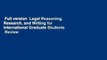 Full version  Legal Reasoning, Research, and Writing for International Graduate Students  Review