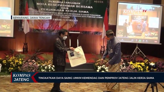 Tingkatkan Daya Saing UMKM Kemendag dan Pemprov Jateng Jalin Kerja Sama