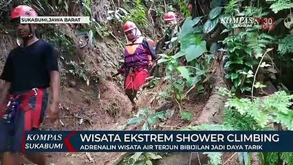 Wisata Ekstrem Shower Climbing