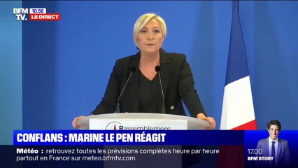 Download Video: Mort de Samuel Paty: Marine Le Pen dénonce l'islamisme, 