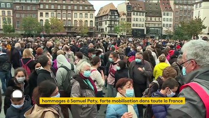 Hommage à Samuel Paty : une forte mobilisation dans toute la France