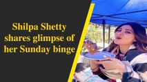 Shilpa Shetty shares glimpse of her Sunday binge