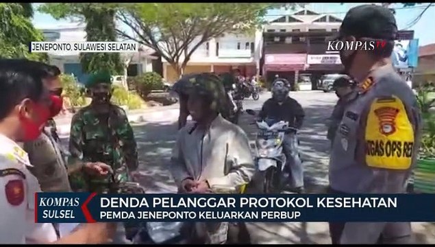 Pemda Jeneponto Keluarkan Perbup,Denda Pelanggar Protokol Kesehatan