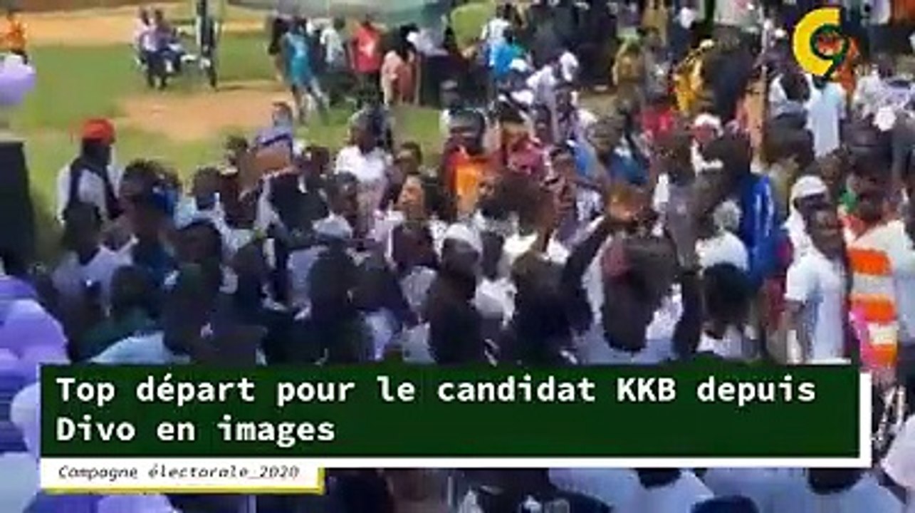 Top départ pour le candidat KKB depuis Divo en images