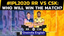 IPL 2020: RR Vs CSK: AS THE TWO TEAMS LOCK HORNS, WHO WILL WIN THE MATCH TODAY? | Oneindia News