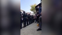 Ermenek'te madencilere polis ablukası