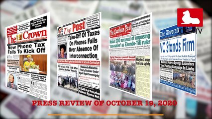 CAMEROONIAN PRESS REVIEW OF OCTOBER 19, 2020