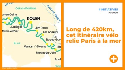 Long de 420km, cet itinéraire vélo relie Paris à la mer