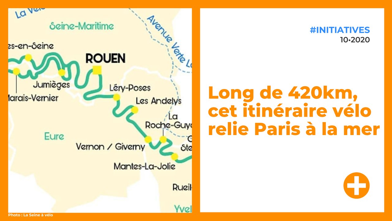 Long de 420km, cet itinéraire vélo relie Paris à la mer