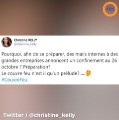 Ce tweet de Christine Kelly évoque-t-il un potentiel reconfinement pour le 26 octobre 2020 ?