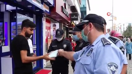 Sultanbeyli Kent Meydanı’nda korona virüsle mücadele kapsamında drone'lu denetim