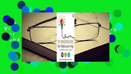 10 Mindframes for Visible Learning: Teaching for Success  Best Sellers Rank : #1