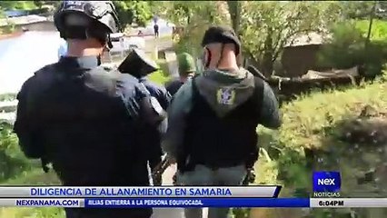 Download Video: Diligencia de allanamiento en Samaria - Nex Noticias