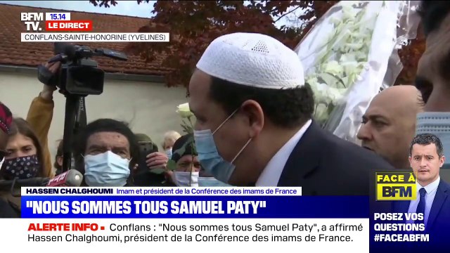 On en peut plus de ce discours victimaire, on veut un discours responsable, citoyen : très ému, Hassen Chalghoumi s'exprime après la mort de Samuel Paty